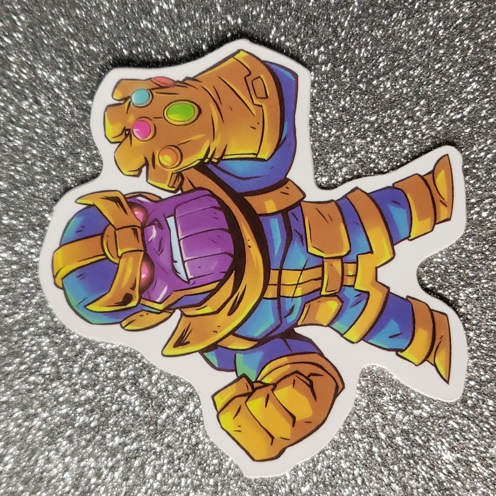 MARVEL Comic waterproof sticker Thanos